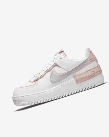 Nike Air Force 1 Shadow Blancos Rosas Rosas Grises | MX 3156